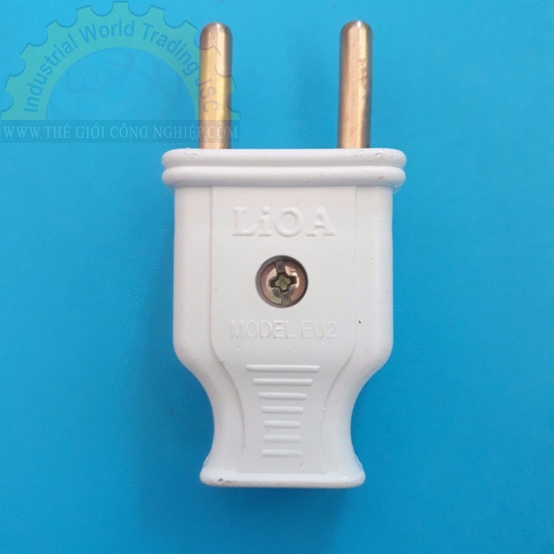 Phích cắm 2 chấu phi 5 LIOA EU2O5