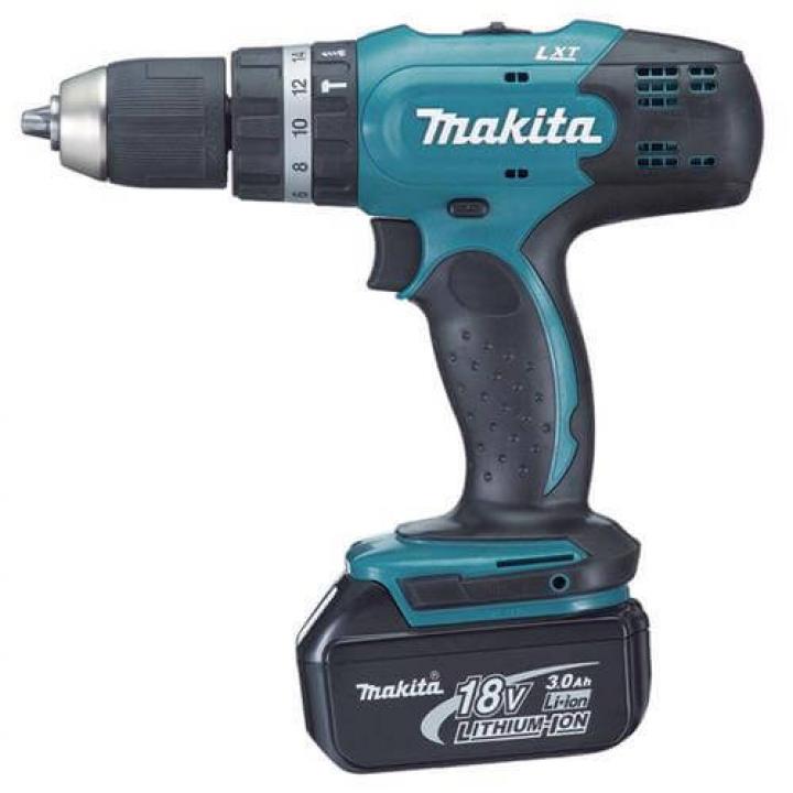 Máy khoan búa, vặn vít dùng pin 18V Makita DHP453SYE