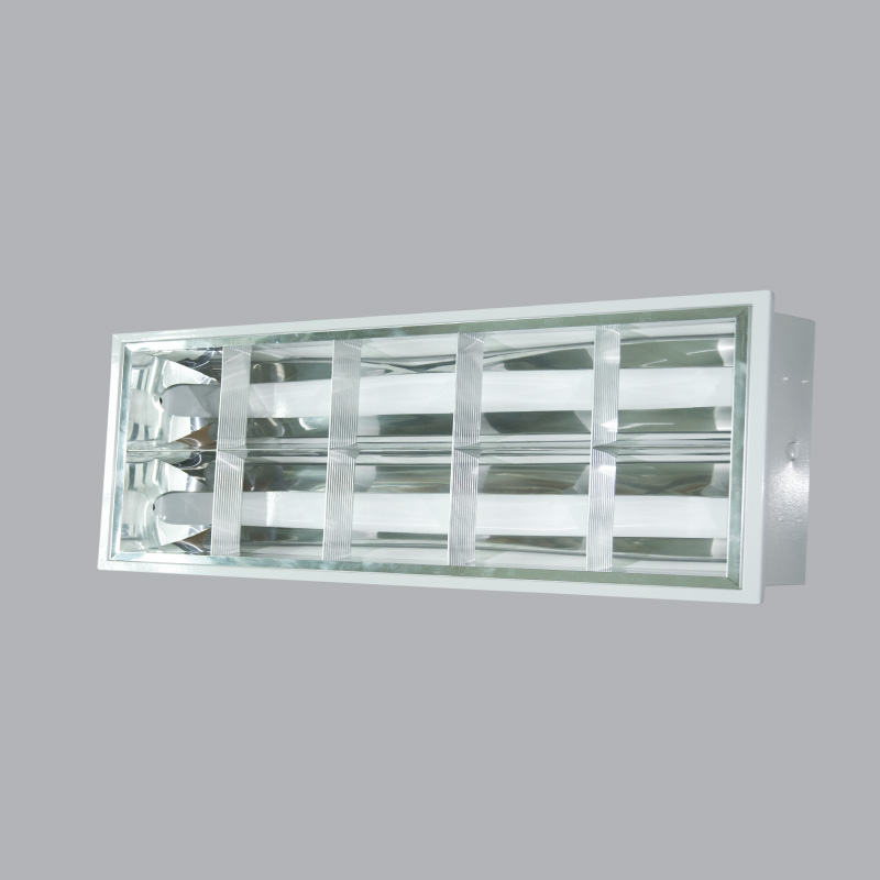 Bộ máng đèn xương cá led MPE - MATL-220V 1.2m ánh sáng vàng (bao gồm 2 bóng tube thủy tinh)