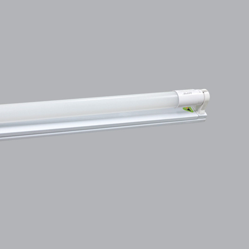 Bộ máng Led tube nhựa nano+PC MPE (bao gồm bóng) 1x9W 0.6m - MNT-110V ánh sáng vàng