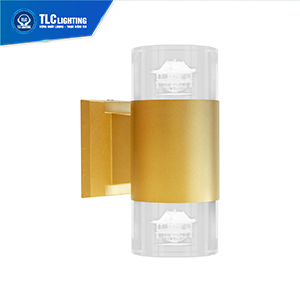 Đèn tường trang trí 2 đầu 14WTLC-DTT/TB-CBT-14W-05, ánh sáng vàng