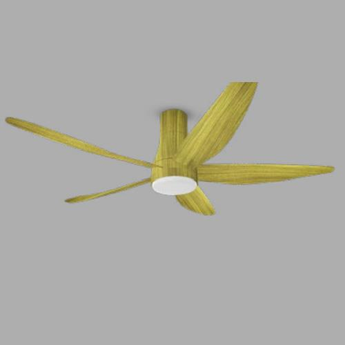 Quạt trần Luxury vân gỗ TLC-QTL-VG, đèn led 24W màu vàng