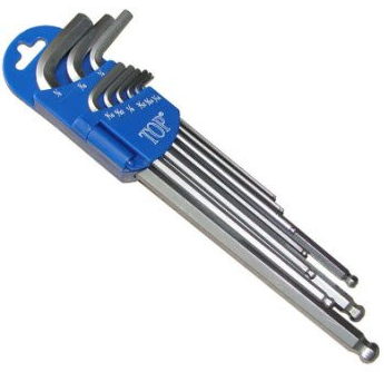 Bộ lục giác 9 cây hệ inch Top TW-21009B-WM