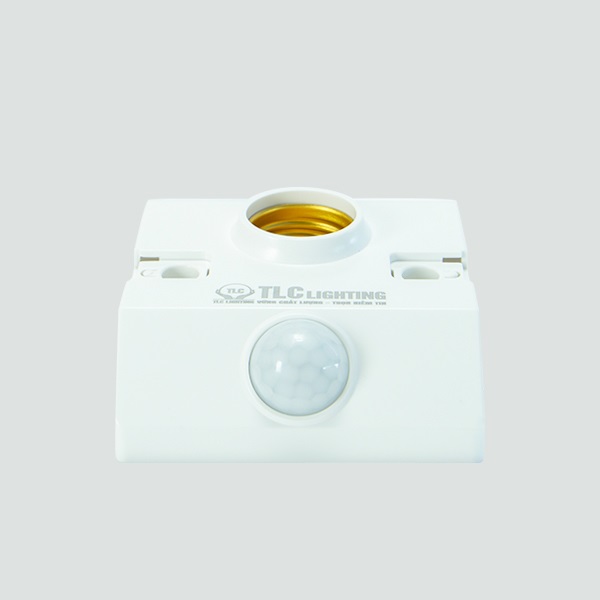 Đui đèn cảm biến E27 100W, khoảng cách cảm biến 2-5m TLC-DCU