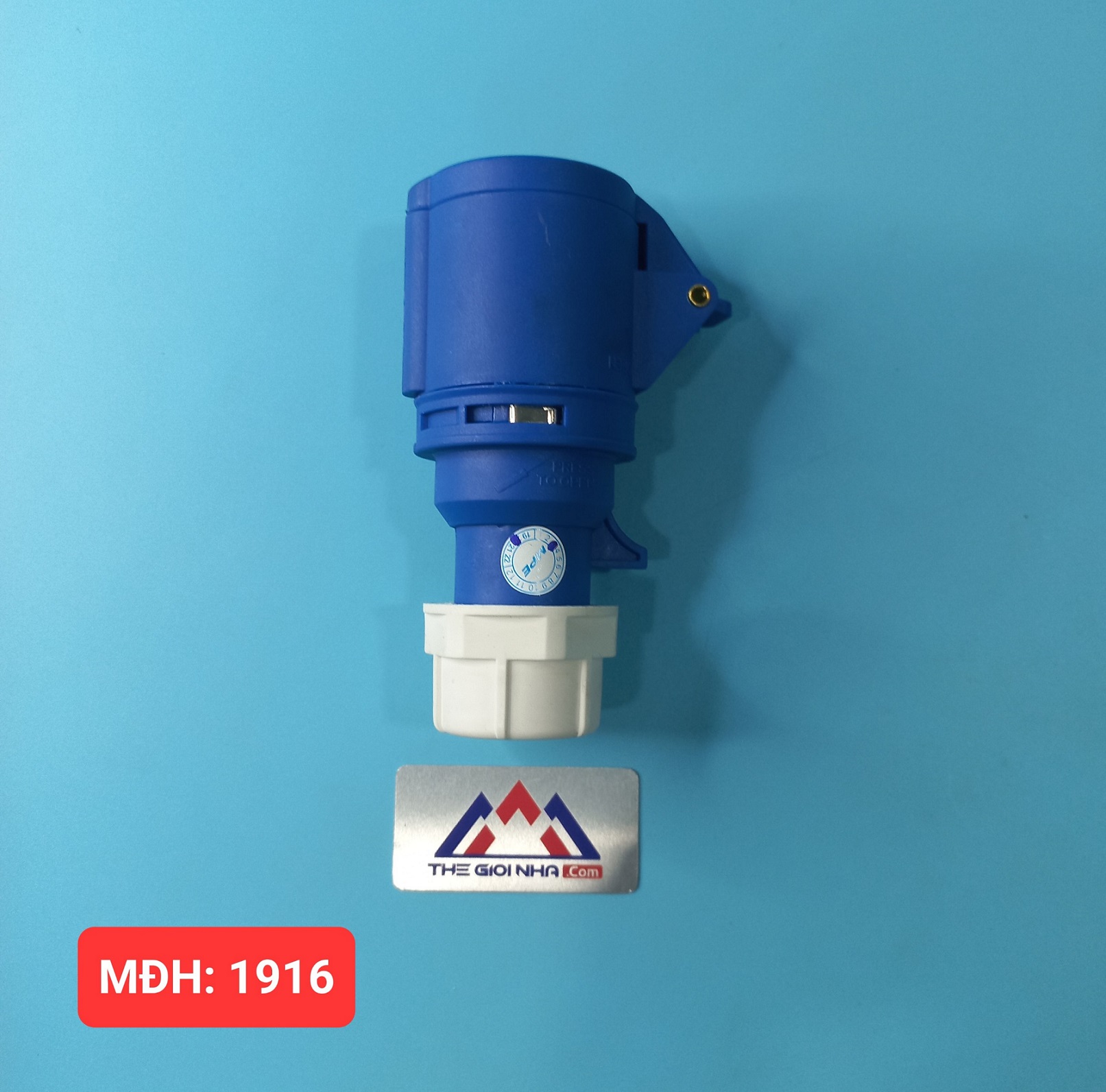 Ổ cắm di động có kẹp giữ dây MPE MPN-223 2P+E 32A-240V IP44