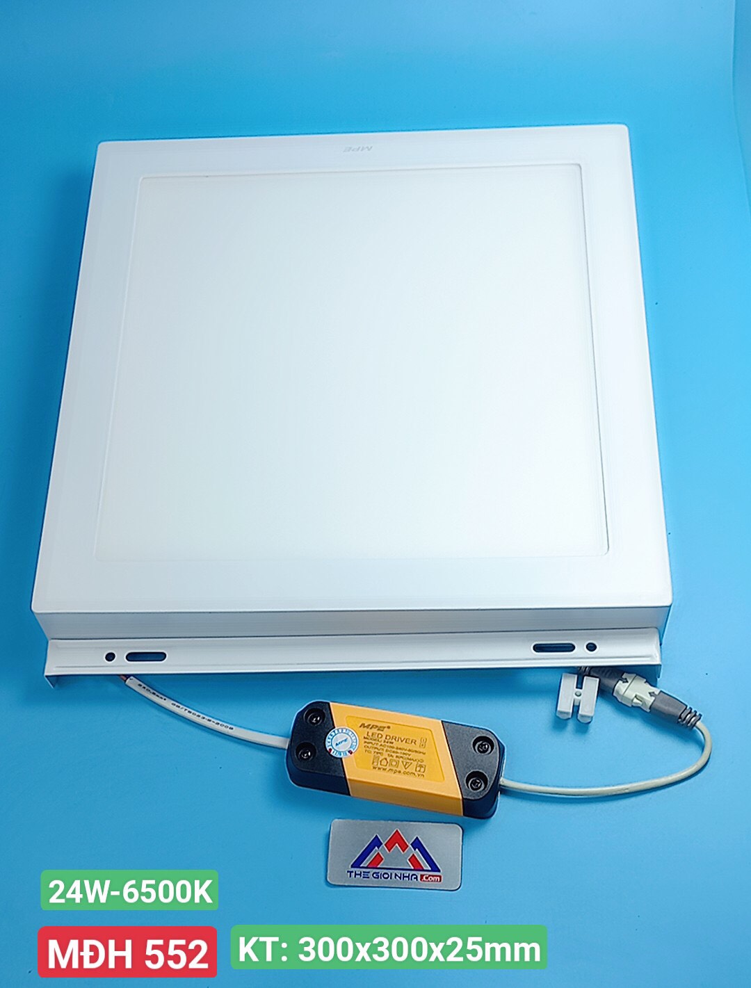 Đèn Led panel 24W MPE SSPL-24T ánh sáng trắng, loại vuông nổi