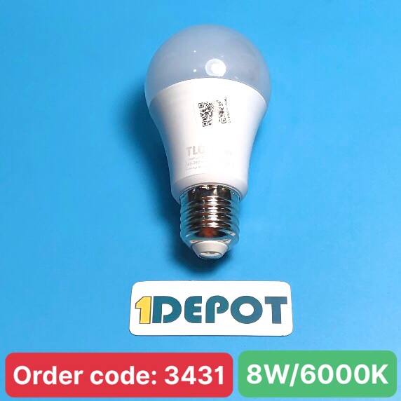 Đèn LED Búp OS 8W TLC, TLC-BOS-08W-T, ánh sáng trắng