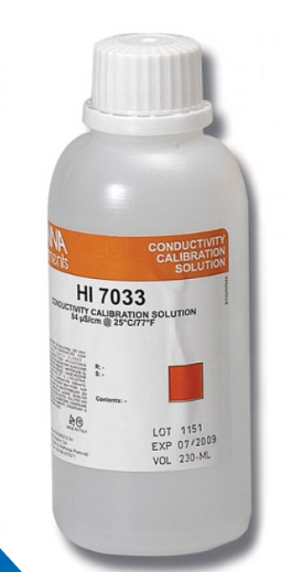 Dung Dịch Hiệu Chuẩn Độ Dẫn Hanna HI7033L, 84 µS/cm, dung tích 500ml
