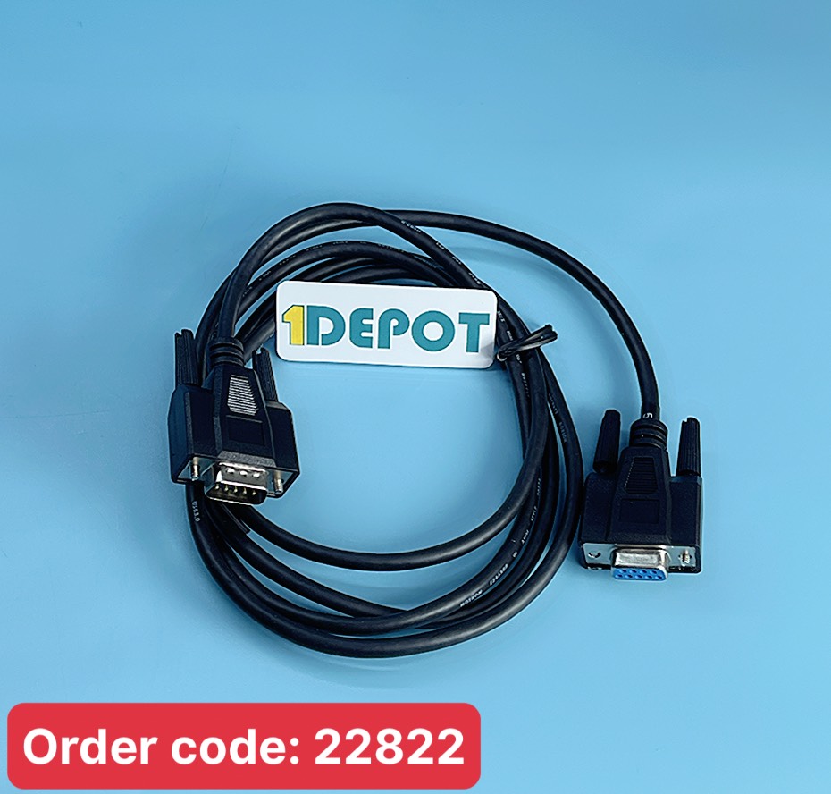 Cáp RS-232, kết nối DB9 (dương sang âm), dây dài 1.8m